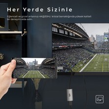 Bix BX01HB Type-C to 4K@30Hz HDMI, Macbook / Windows Uyumlu Grafik Adaptörü