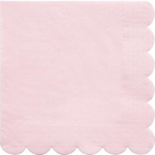 Meri Meri Soluk Pembe Peçeteler (L) (20'li)