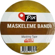 Pin Maskeleme Bantı 40 m Uzunluk 15 mm Genişlik 8029 Adet Renk ve Ölçüler