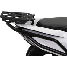 GP Kompozit Honda PCX 125 2011-2022 Uyumlu Çanta Demiri Siyah