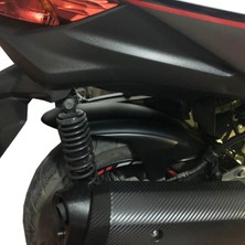 GP Kompozit Yamaha XMAX 125-250-300 2018-2022 Uyumlu Arka Çamurluk Siyah