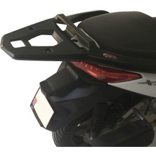 GP Kompozit Yamaha XMAX 250 / 400 2014-2017 Uyumlu Arka Çanta Demiri Siyah