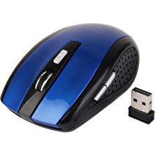 1600 Dpı Kablosuz Optik Mouse Fare + Bilgisayar Pc Laptop Için USB Alıcısı