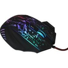 5500 Dpı LED Fare Oyunu 7 Keys Pro Gamer Için USB Optik Oyun Faresi(Yurt Dışından)