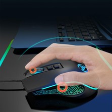 Bilgisayar Kablolu USB Mouse Oyun Mouse Light Up Rgb Optik Masaüstü Pc Pembe Için(Yurt Dışından)