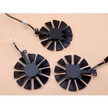 Yeajion 3 Paketler 87MM 4-Pin Grafik Kartı Soğutma Fanları Asus Strix Gtx 1070 Rx 580 (Yurt Dışından)