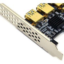 Yeajion 1 - 4 Pcı Riser Card Pcı-E 1x Harici 4 Pcı-E USB 3.0 Adaptörü (Yurt Dışından)