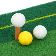 Ev Ackkyard Golf Mat Golf Eğitim Vurma Mat Golf Uygulaması Mat Yeşil - B