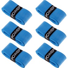 6 Parça Tenis Badminton Squash Raket Kavrama Overgrip Bant Mavi