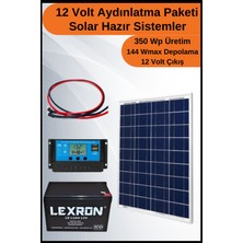 Aydınlatma Grande Solar Paket 12 Volt -350WP