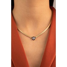 Yavuz Kuyumculuk Hasır Sekizgen Baget Kolye