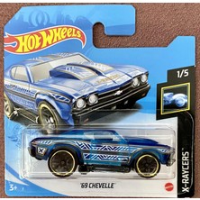 Hot Wheels 69 Chevelle Hot Wheels Tekli Arabalar 1/64 Ölçek Metal Oyuncak Araba