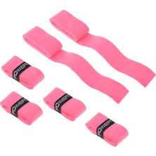 6 Parça Tenis Badminton Squash Raket Kavrama Overgrip Bant Pembe(Yurt Dışından)