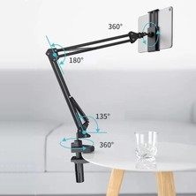 Tianyeda Yatak Için Telefon Tutucu Stand -Siyah  (Yurt Dışından)