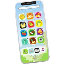 Honeyge Çocuklar Simülatörü Müzik Oyuncak Cep Telefonu Dokunmatik Ekran Bebek Öğrenme Oyuncak Yaş 3+ Mavi (Yurt Dışından)