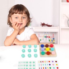 Honeyge Montessori Renk Eşleştirme Öğretim Yardımı Hafıza Mücadelesi Oyunu Erkek Kızlar Için (Yurt Dışından)