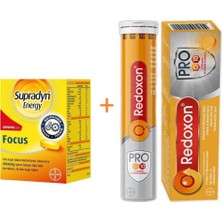 Supradyn Energy Focus 30 Tablet+Redoxon Pro 15 Efervesan Tablet