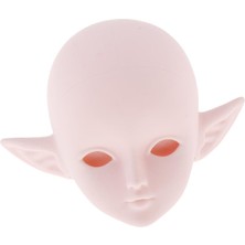 60 cm 1/3 Eklem Bebekler Çıplak Makyaj Kafa Gövde Parçaları Gözsüz Beyaz Cilt