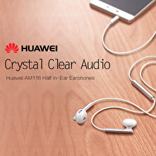 Huawei AM116 Kulakiçi Kulaklık Mikrofonlu - Beyaz (Yurt Dışından)