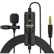Synco Lav-S8 Profesyonel Yaka Mikrofonu Klipsli Çok
