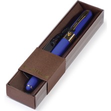 Bruno Visconti "Monaco" Tükenmez Kalem -Mavi-0,5 Mm. Kutulu - (Lacivert Gövde, Kahverengi Kutu)