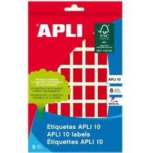 Apli Apli 12X18 Kırmızı 2752 Poşet Etiket