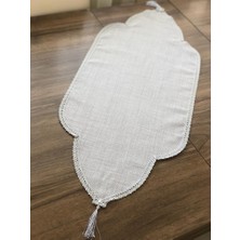 İpekçe Işlemelik Linen Kumaş Ucu Püsküllü