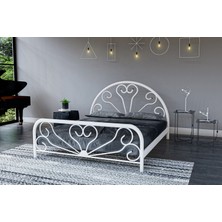 Metalia Gm 300 Baby Beyaz Çift Kişilik Metal Karyola 160X200