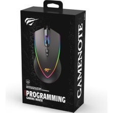 Gamenote MS1017 Kablolu Rgb Gaming Mouse Siyah