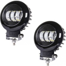 Knmaster Runden 30W Motosiklet / Off Road LED Sis Farı Takım