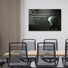 Decorita Fatih Sultan Mehmet | FSM Cam Tablo | İmkansızı Dene | 40cm x 60cm