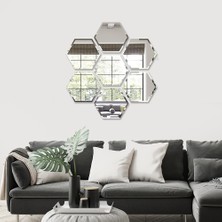 Decorita Ayna | Ayna | 7'li Takım Çiçek Desen Altıgen Ayna