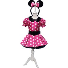 Minnie Mouse Elbise Pembe