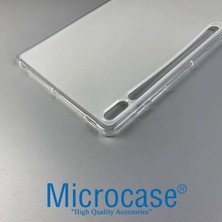 Microcase Samsung Galaxy Tab S8+ Plus SM-T800 12.4 Inch Silikon Kılıf - Şeffaf