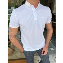 Sardınelli Polo Yaka Slim Fit Pamuk T-Shirt