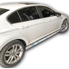 Psd Volkswagen Passat B8 2015 - 2019 R Line Marşpiyel Plastik Boyasız