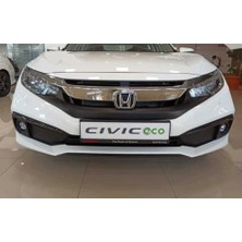 Çmk Honda Civic Fc5 2019-2021 Ön Sis Kaşı Kaplaması Karbon (Makyajlı Kasa)