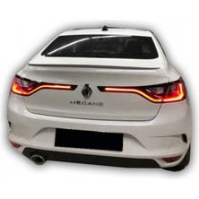 Psd Renault Megane 4 Sedan 2012 - 2019 Spoiler Plastik Boyasız