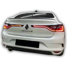 Psd Renault Megane 4 Sedan 2012 - 2019 Spoiler Plastik Boyasız