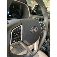 Çmk Hyundai Tucson 2015-2018 Direksyon Kaplama Silver Abs