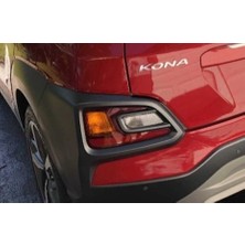 Çmk Hyundai Kona Arka Sis Kaplama - Piano Black