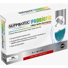 Suppbiotic Yetişkin Probiyotik Mikroorganizma İçeren 5ml x 10 Flakon