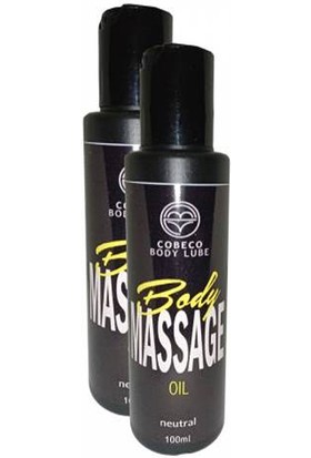 Cobeco Body Massage Oil Neutral 100ML Doğal Vücut Masaj Yağı 2 Adet