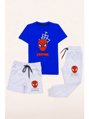 Trendypassion Spiderman 3'lü Çocuk Eşofman Takımı