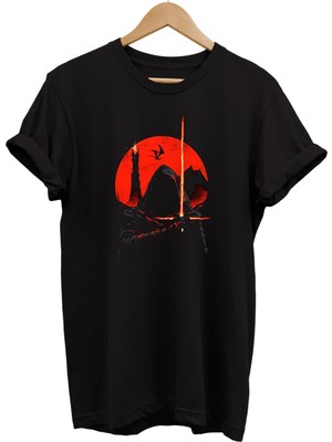 Remonz Lotr Yüzüklerin Efendisi Yüzük Tayfları Baskılı %100 Pamuk Oversize T-Shirt