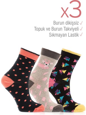 Miorre 3l Ü Bayan Soket Çorabı