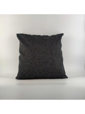 Tedz Collection Dark Blue Dokuma Keten Kırlent Kılıfı