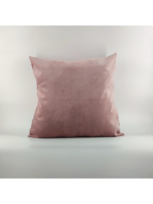 Tedz Collection Pembe Kadife Kırlent Kılıfı