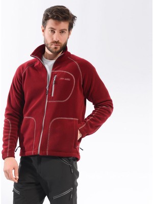 Freecamp Man Full Zipper Fleece-Bordo