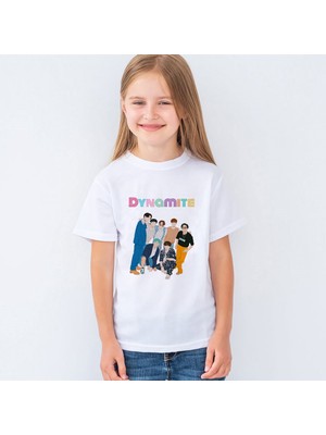 Morinna Bts Dynamite Tasarımlı Çocuk Tişört T-Shirt Mr-03